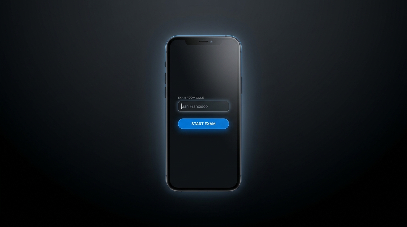 Vào phòng thi ảo trên iPhone một chạm